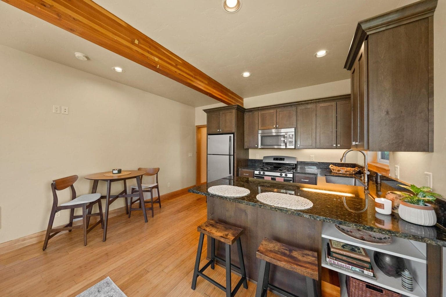 ADU, kitchen, dining
