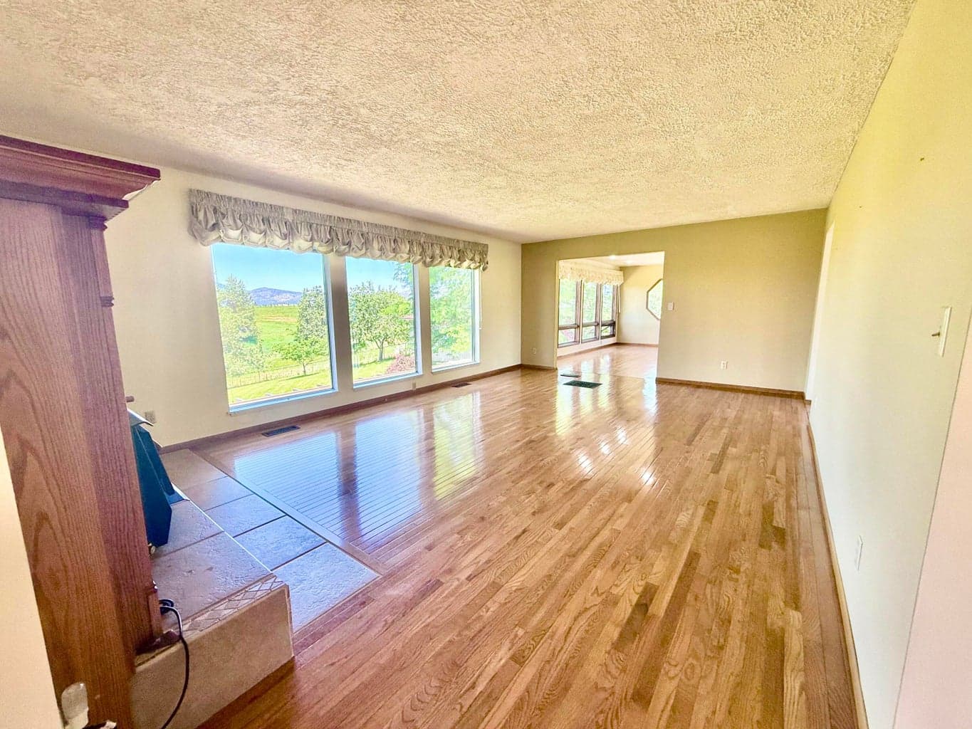 Beautiful wood flooring!