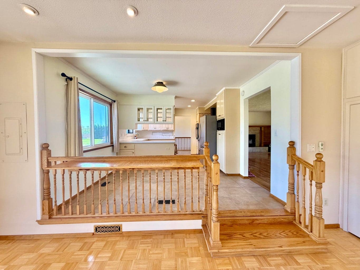 Heading into kitchen