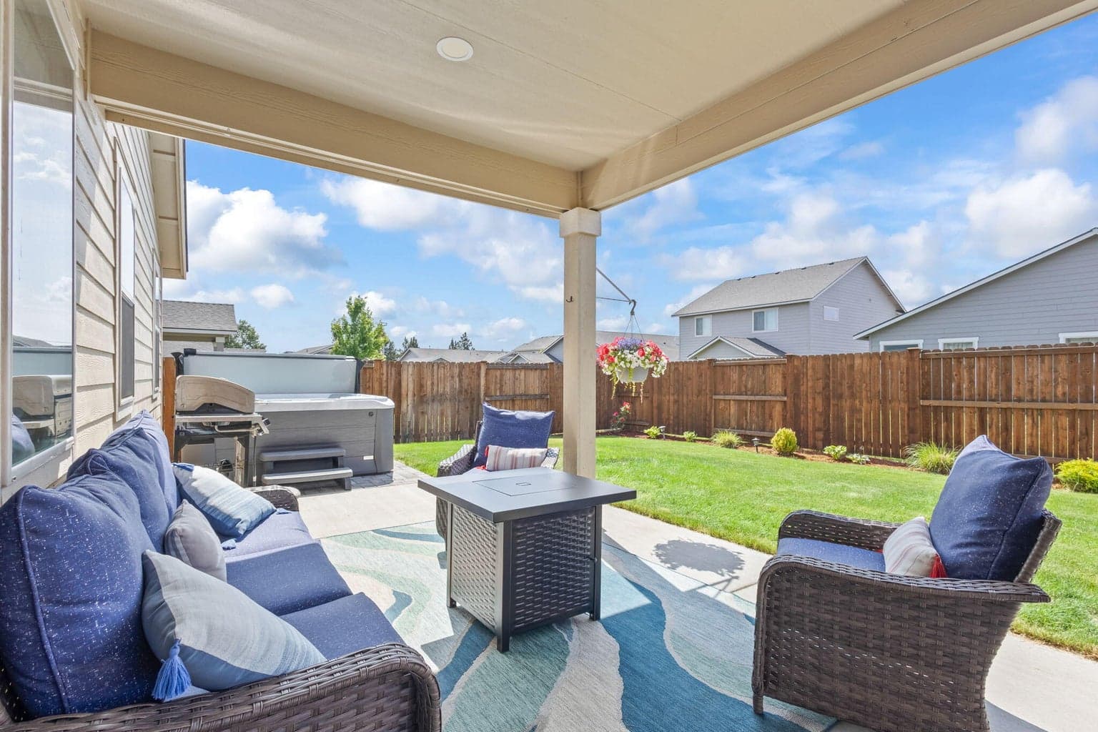 Covered patio