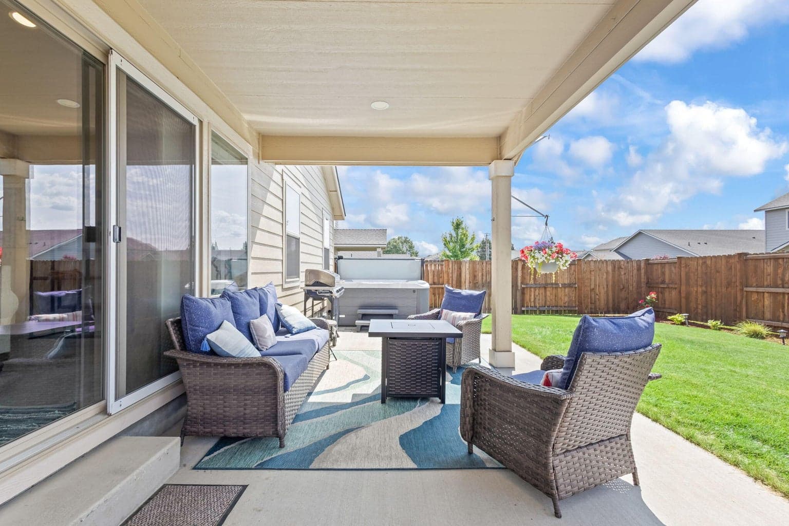 Covered patio