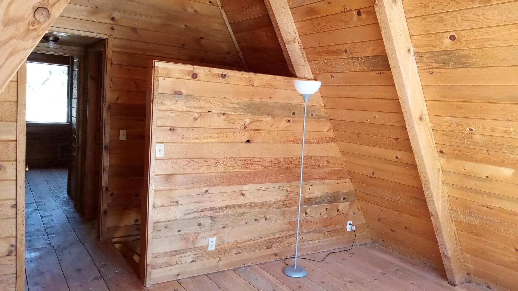 Bedroom 2, top of stairs