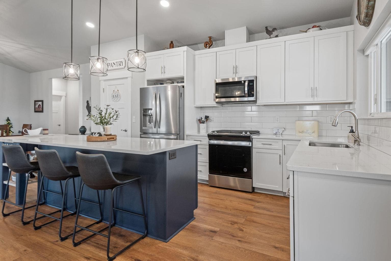 Big kitchen island