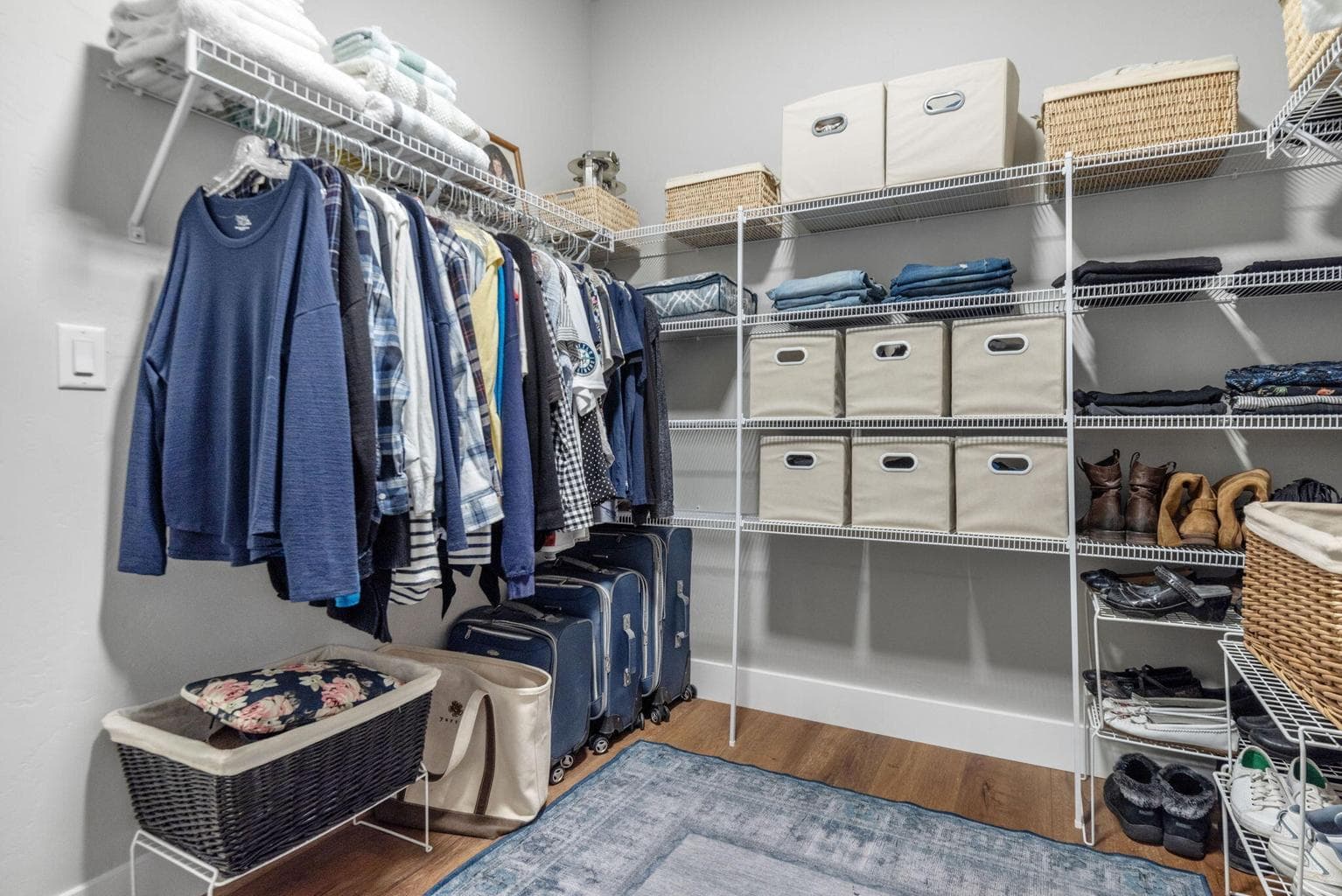 Primary walk-in closet