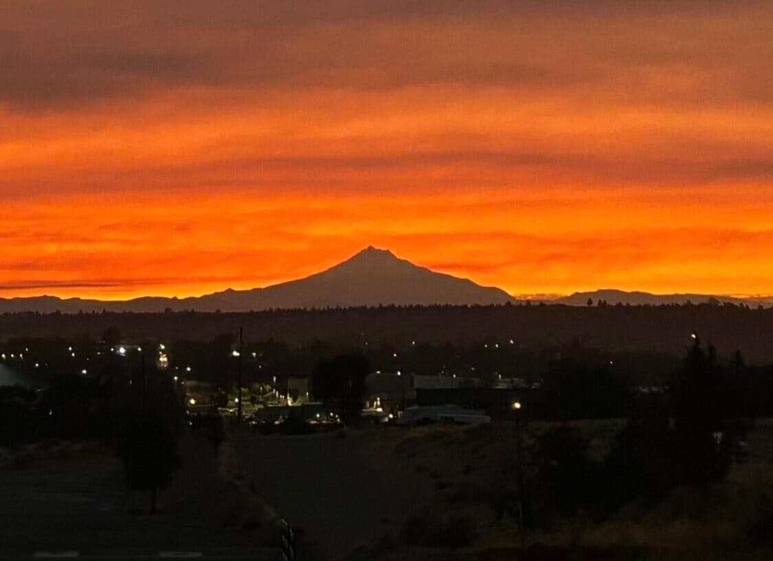 Amazing sunset from deck