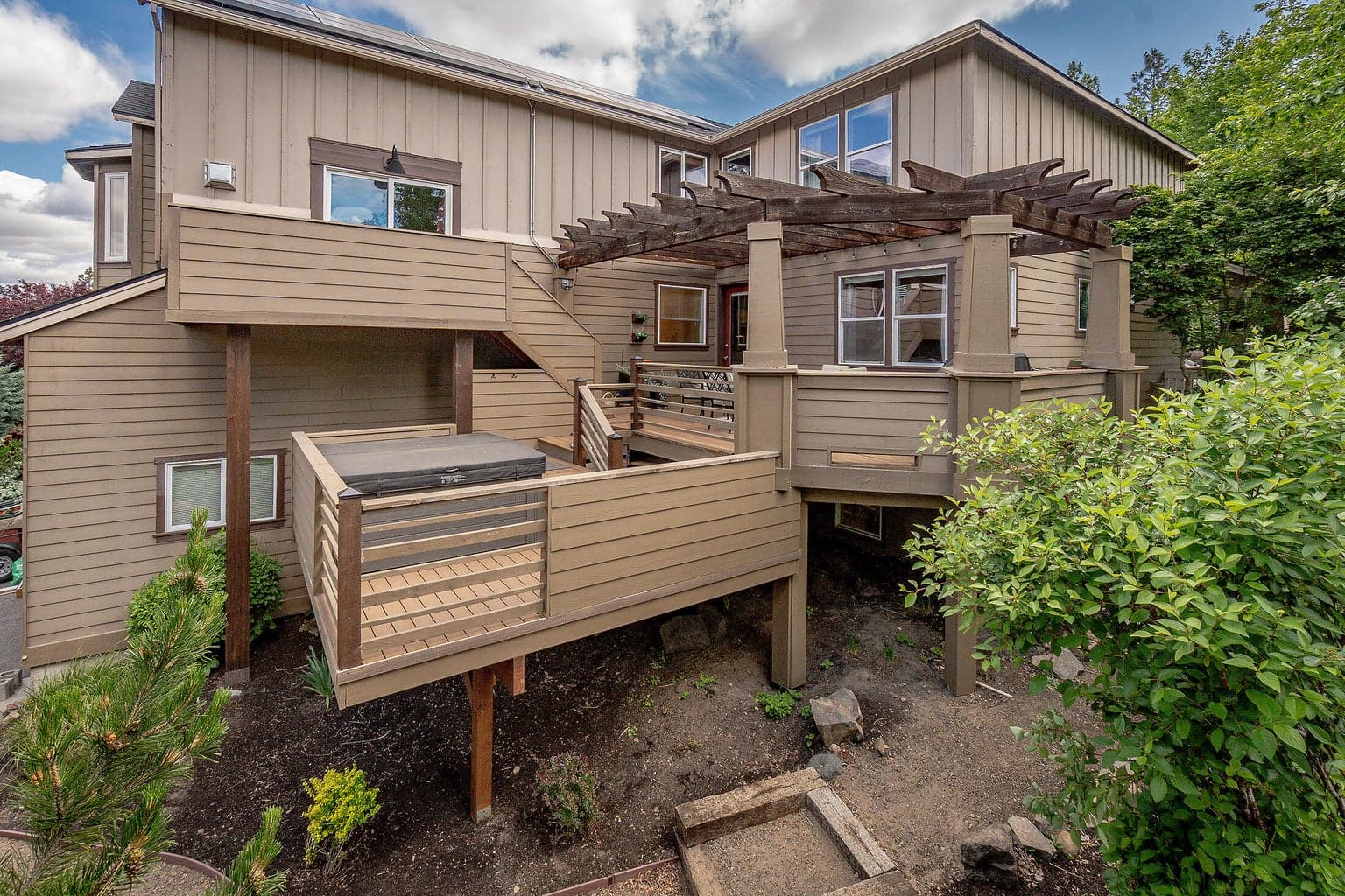 Rear/Side yard view