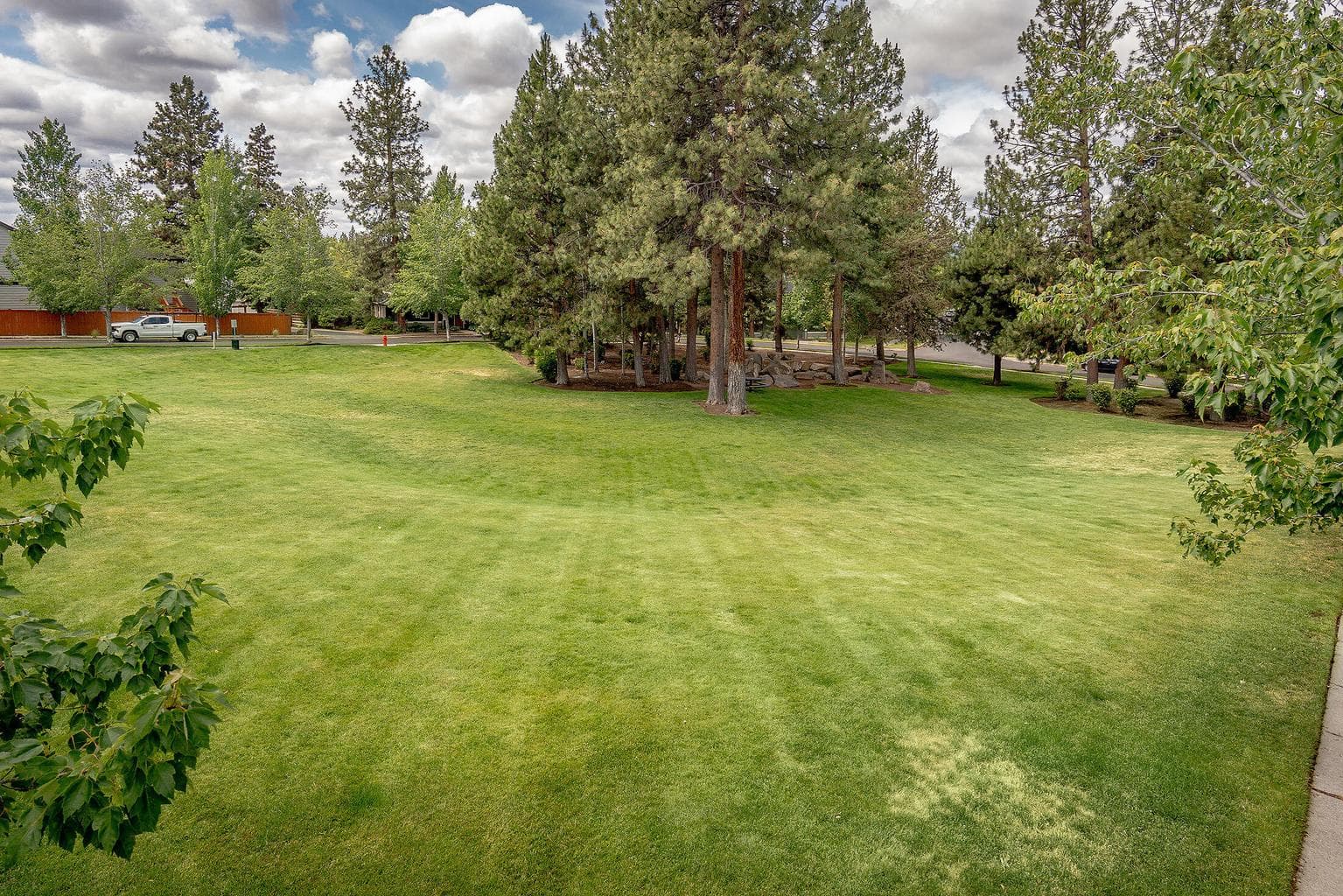 This Corner homesite sits right next to 1.39 Acres of private neighborhood park space.