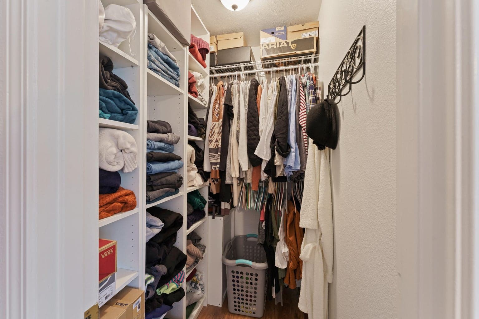 Primary walk-in closet (main house)