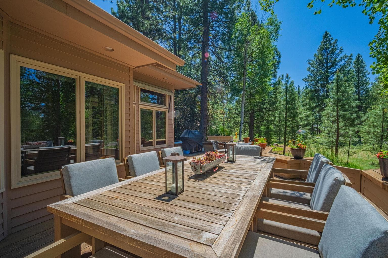 Back deck.