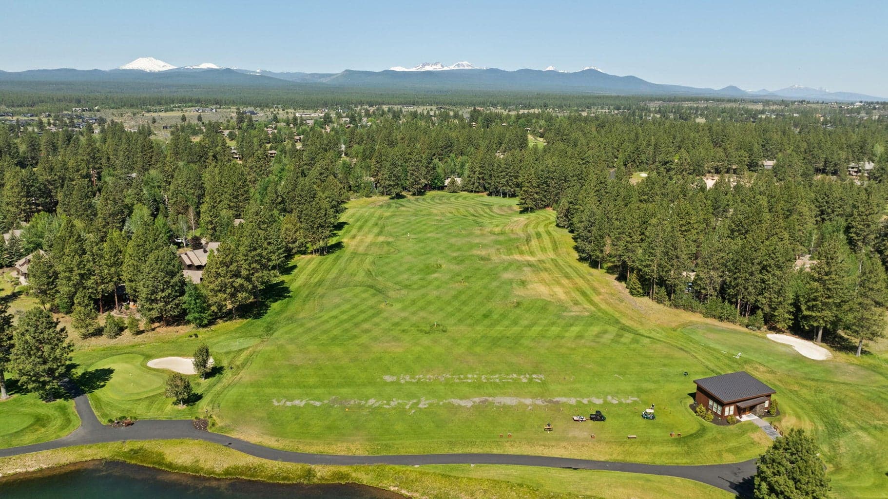 Driving range at Broken Top