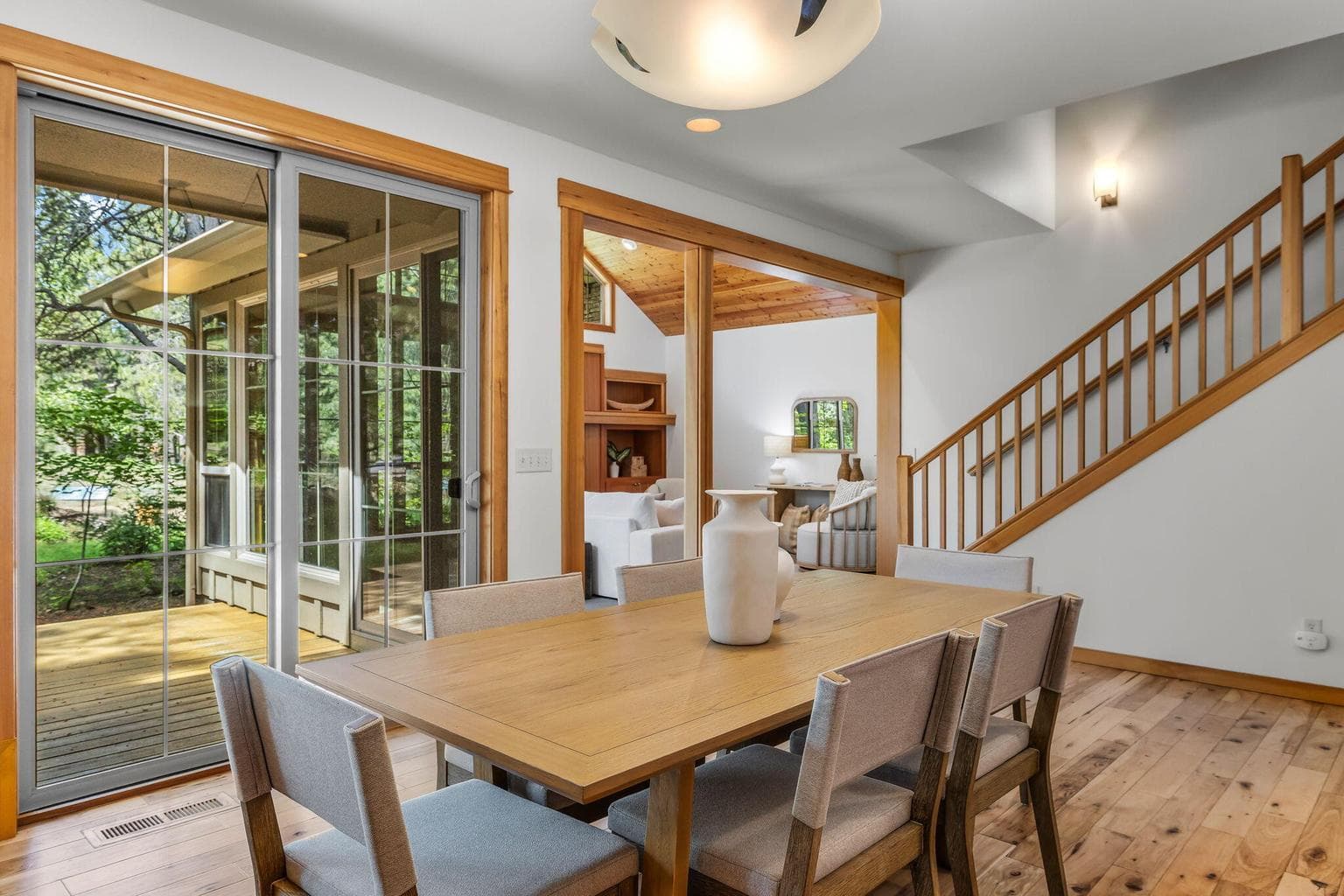 Dining - slider to large deck.