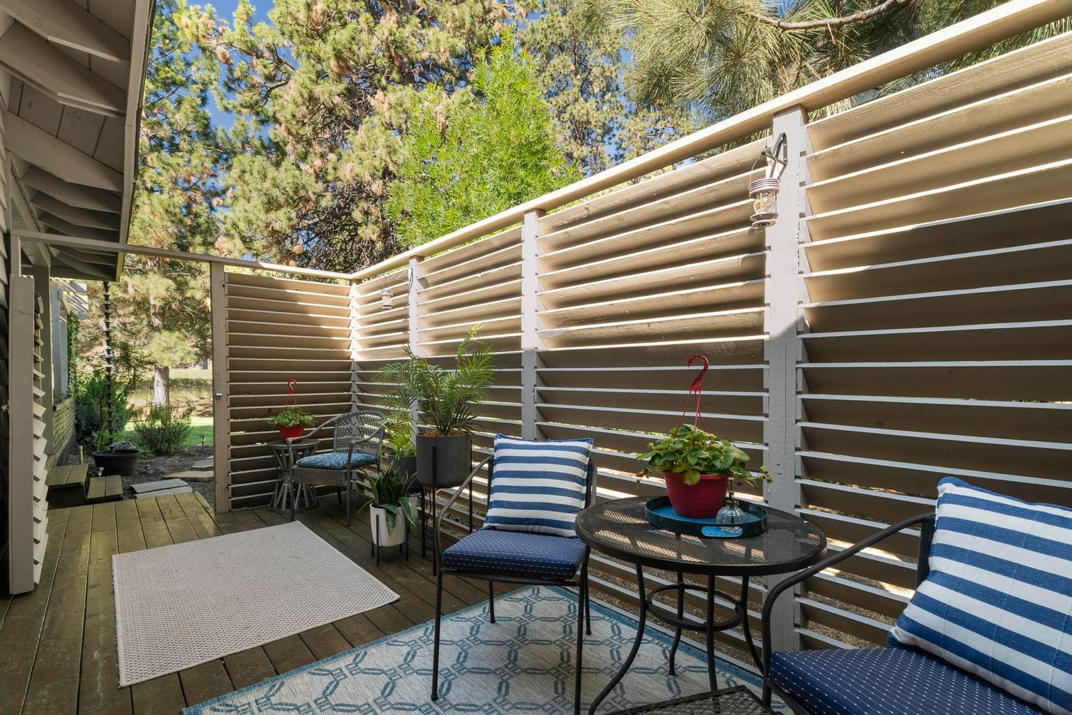 Patio with access from Primary Bedroom