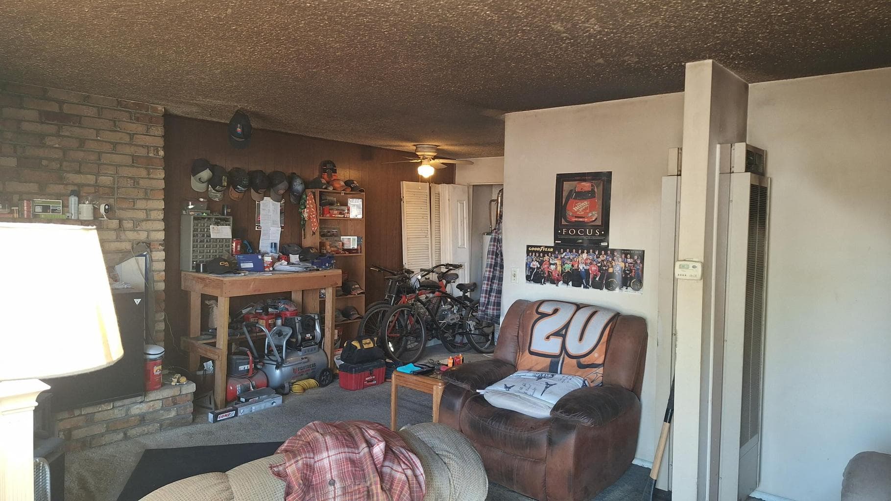 Unit 424 is original with very long term tenant. Natural gas wall furnace.