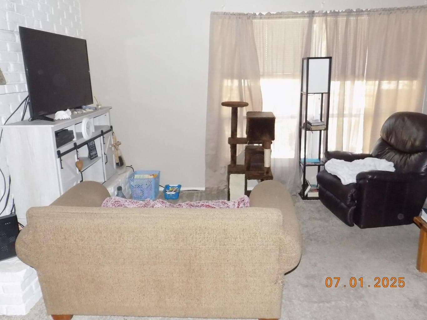 View from dining area toward living room.