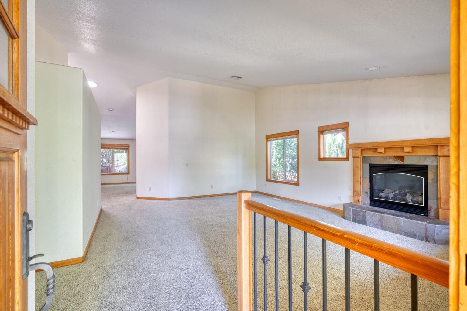 Front Entry to Vast Living Room