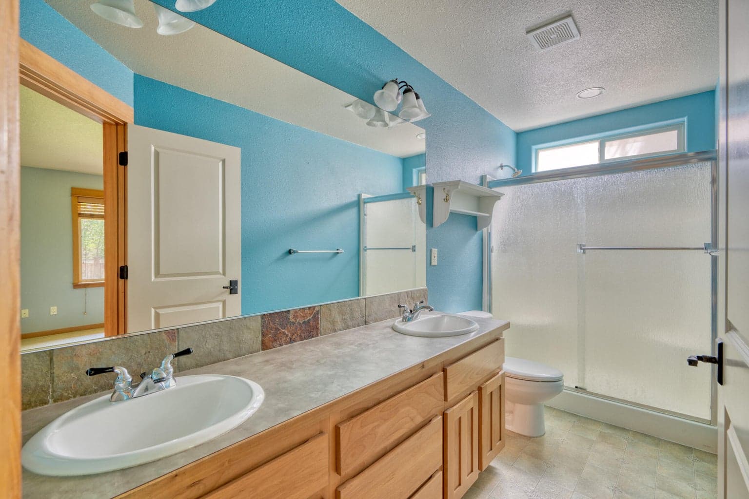 Primary Bathroom with Dual Vanity