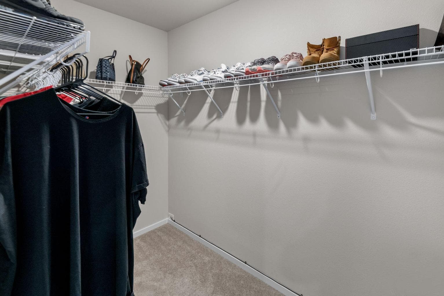 Primary walk-in closet