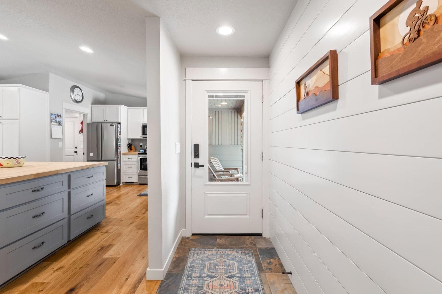 front door - main house