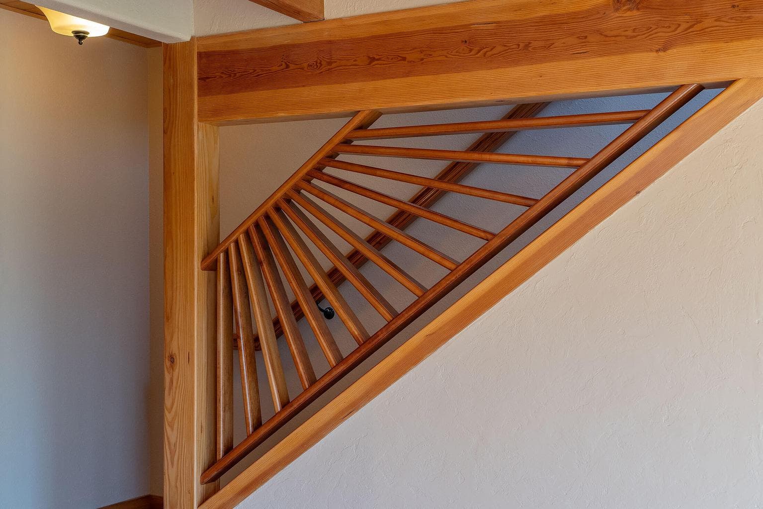 Special wood work design is evident throughout this home