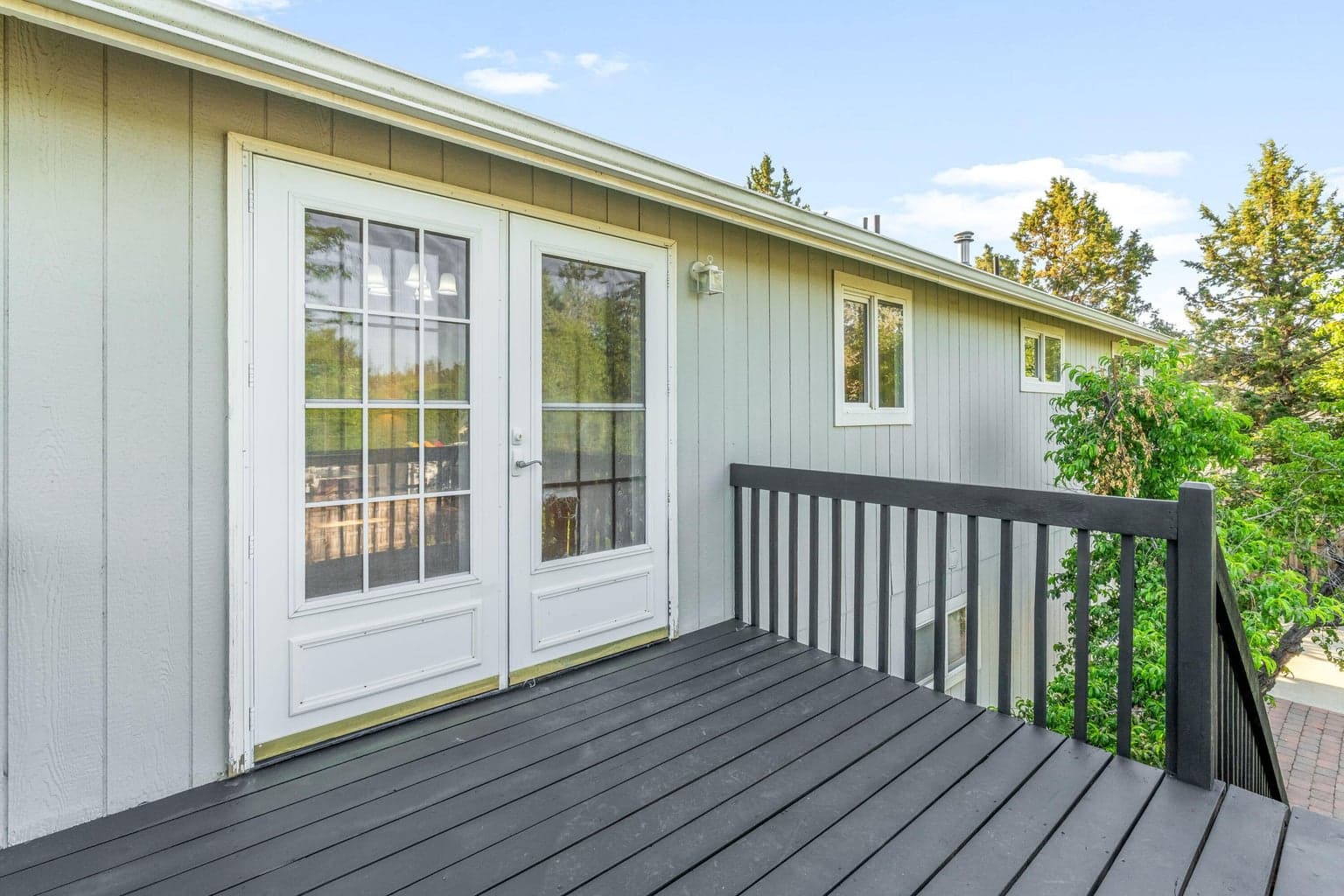 Back deck - upper level.