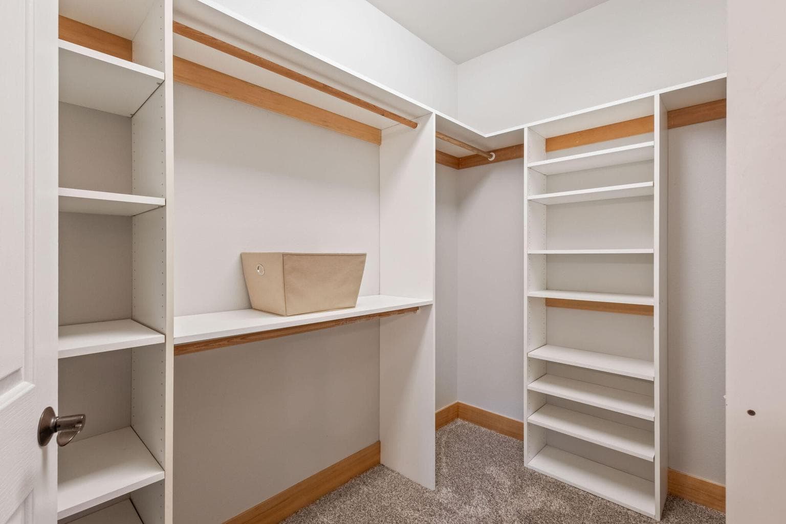 Primary closet.