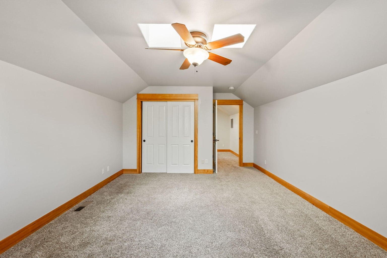 Closet in upstairs bonus/4th bedroom.