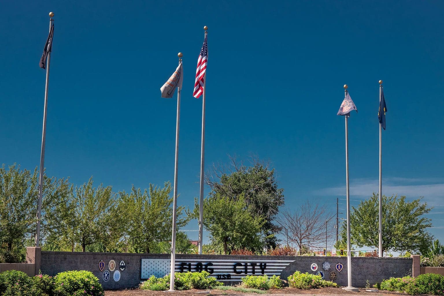 Known as Flag city.