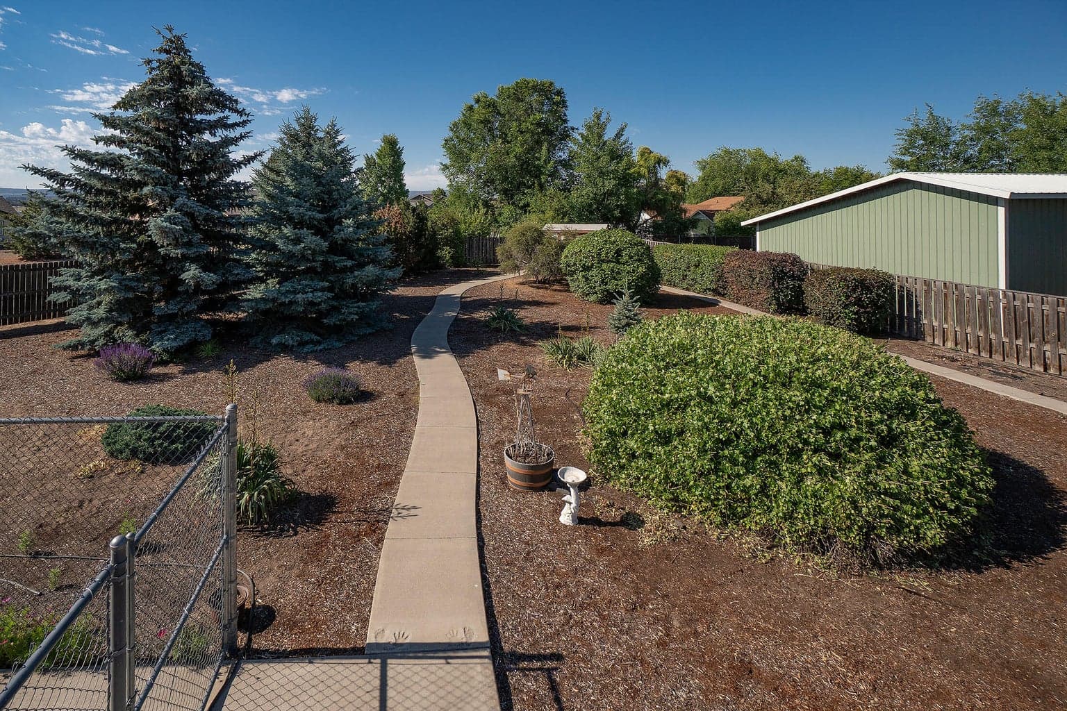 SE yard from the RV pad