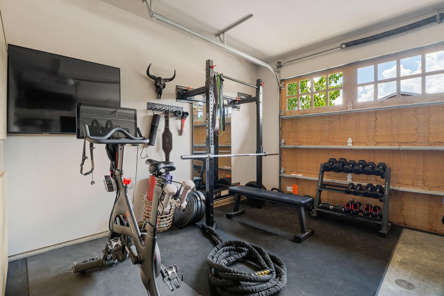 Work out in garage