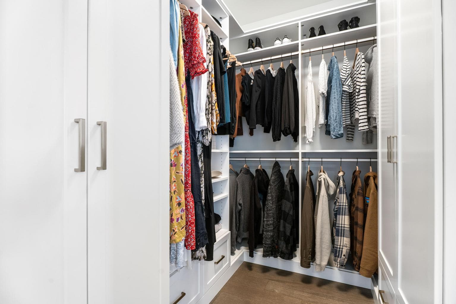 Custom California Closet in Primary