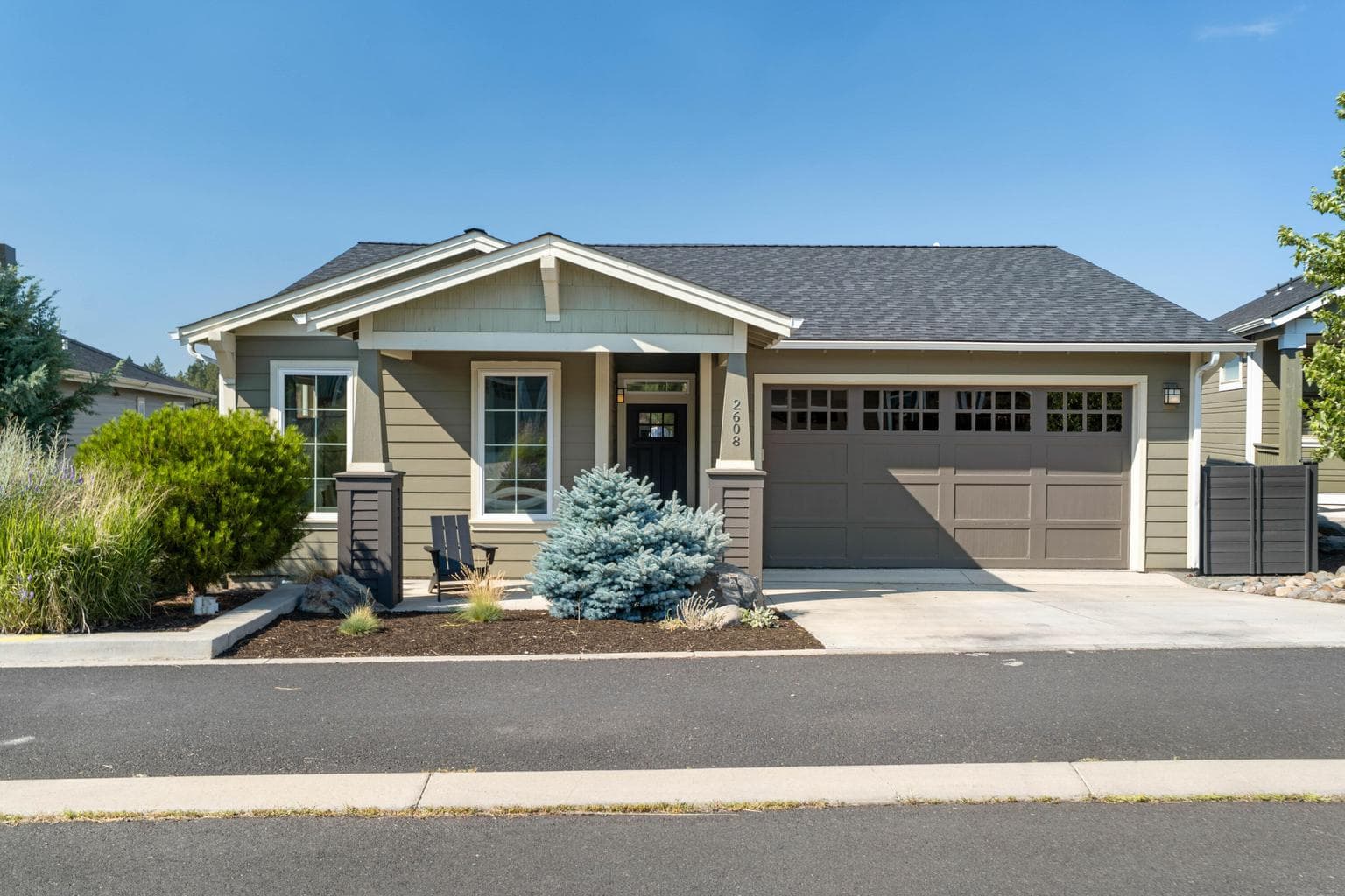 Front of home on Compass Corner Loop