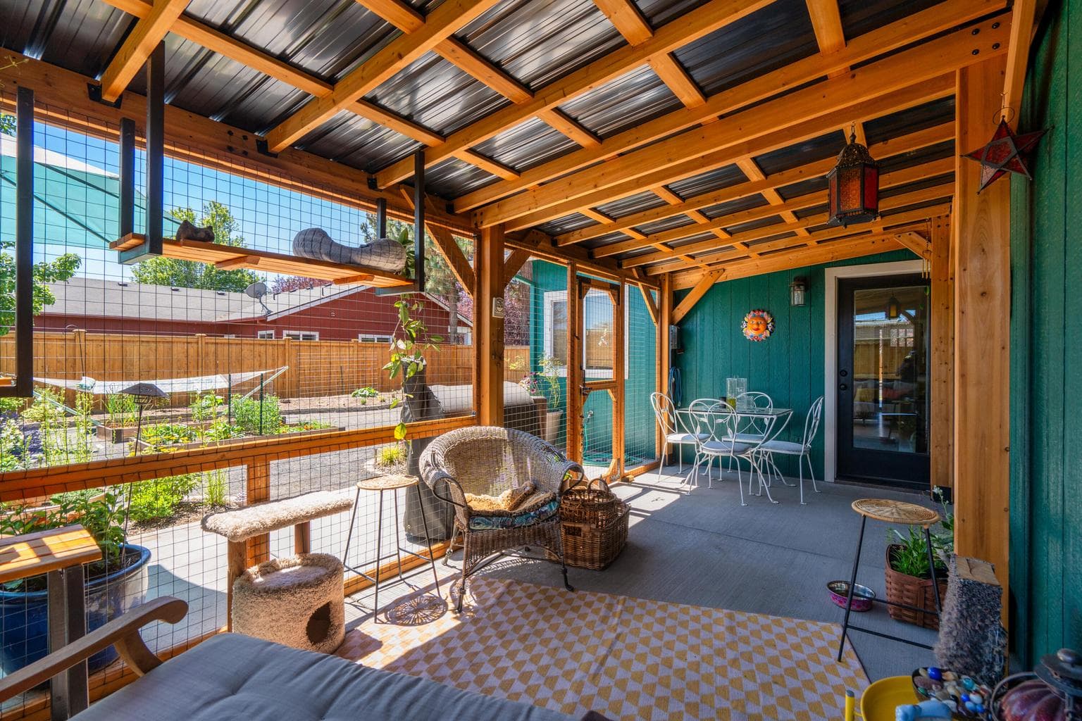 Enclosed patio