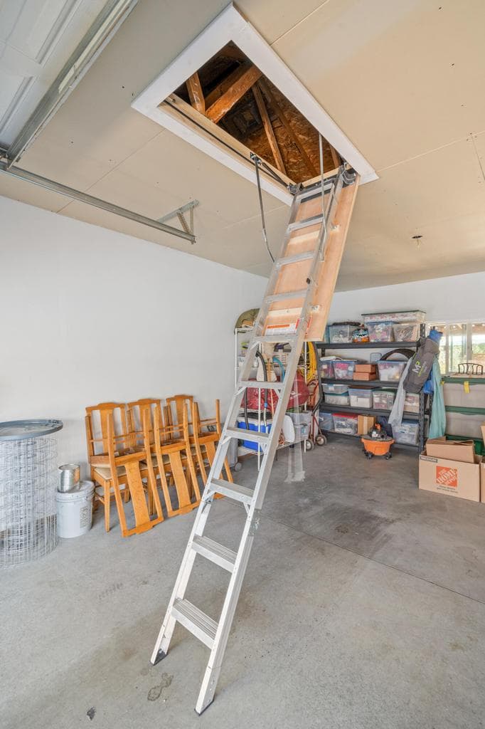 Over garage storage