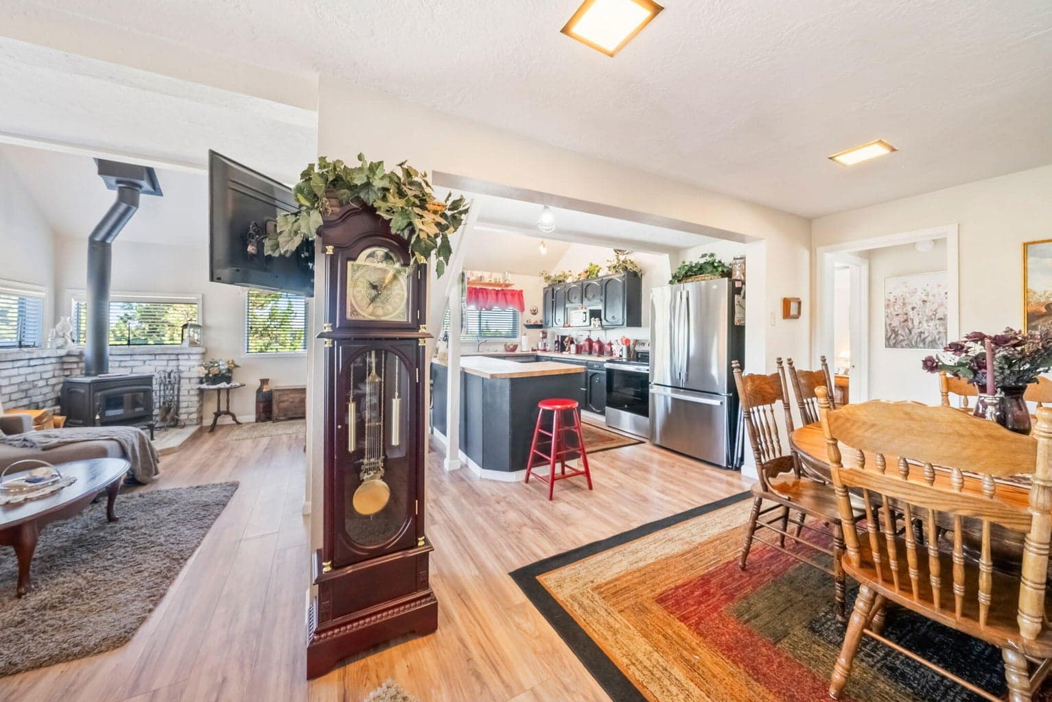 Living, Dining and Kitchen