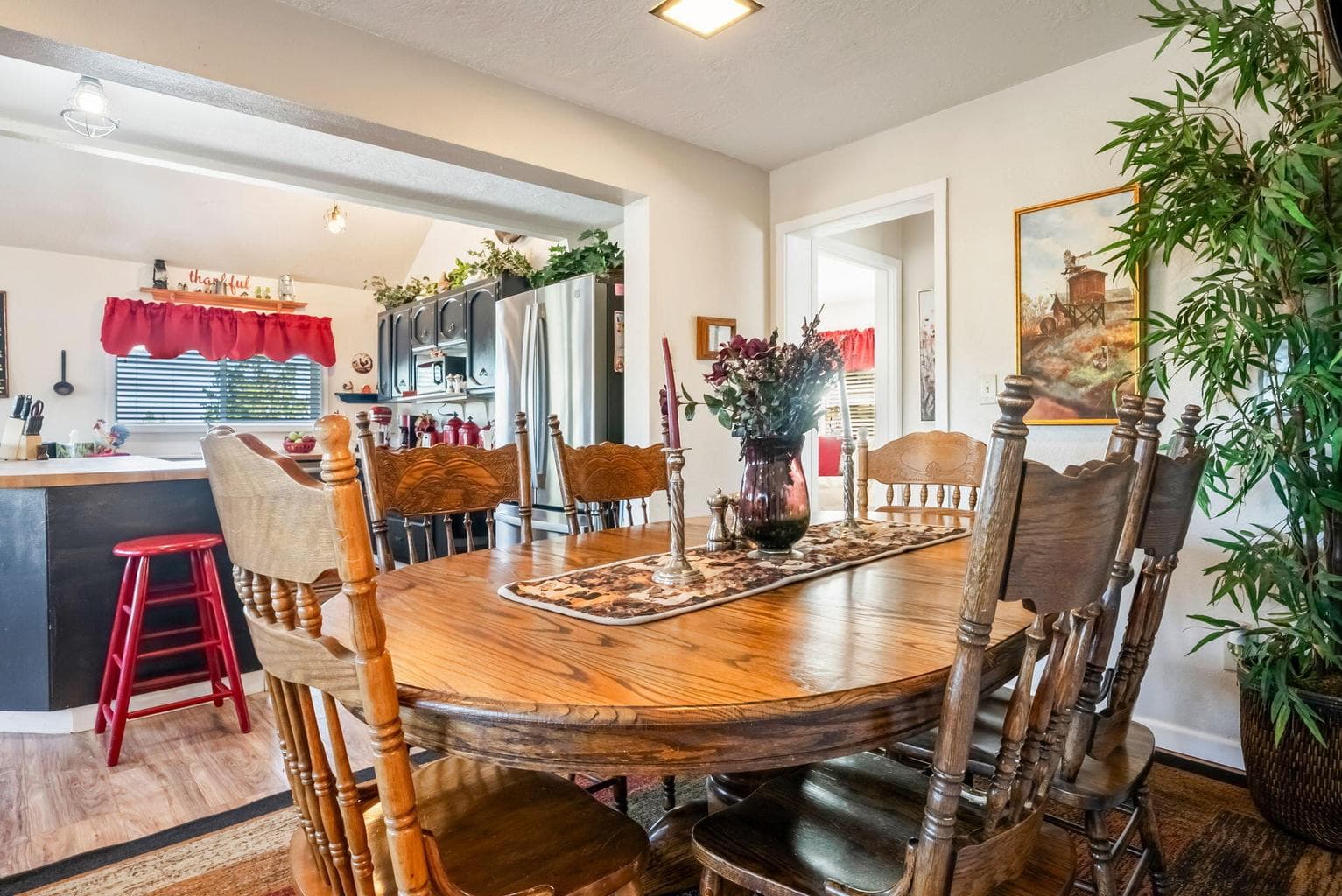 Dining Area With Kitchen
