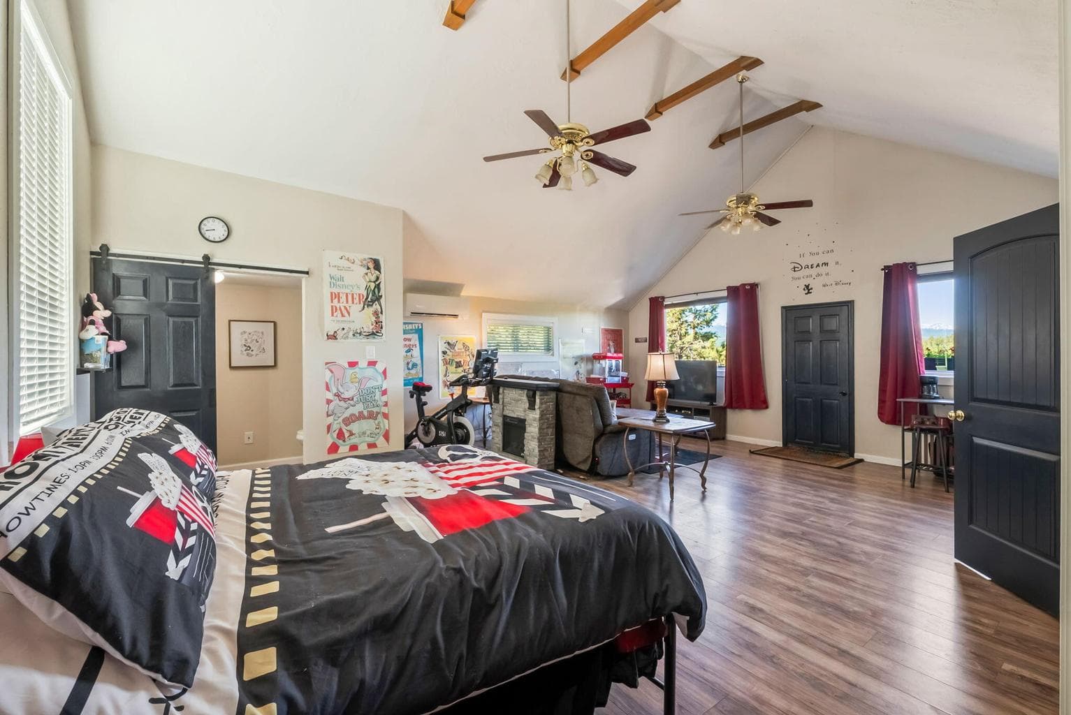 Upstairs Living Area with Bedroom Area 3