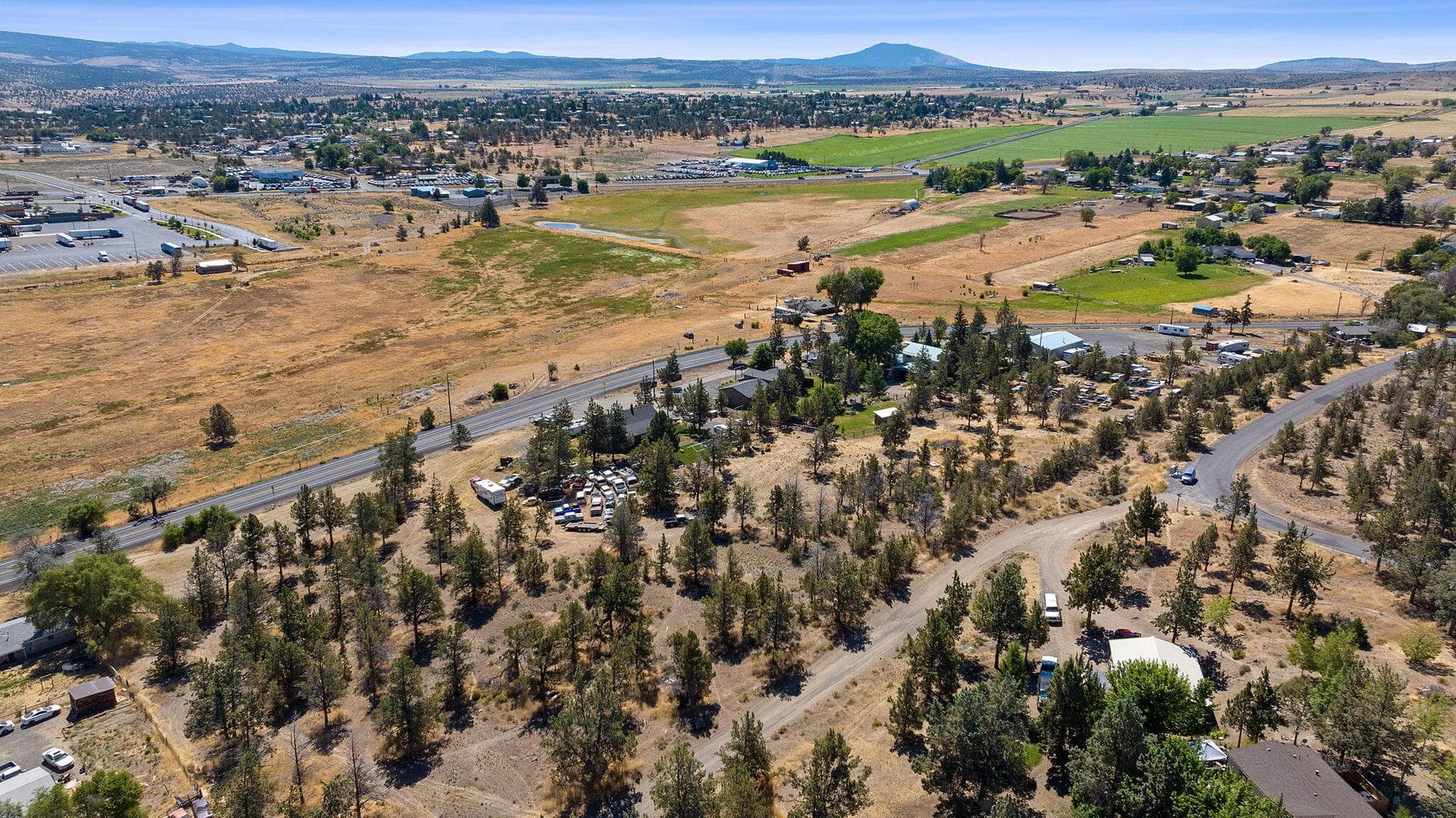 Zoomed out aerial