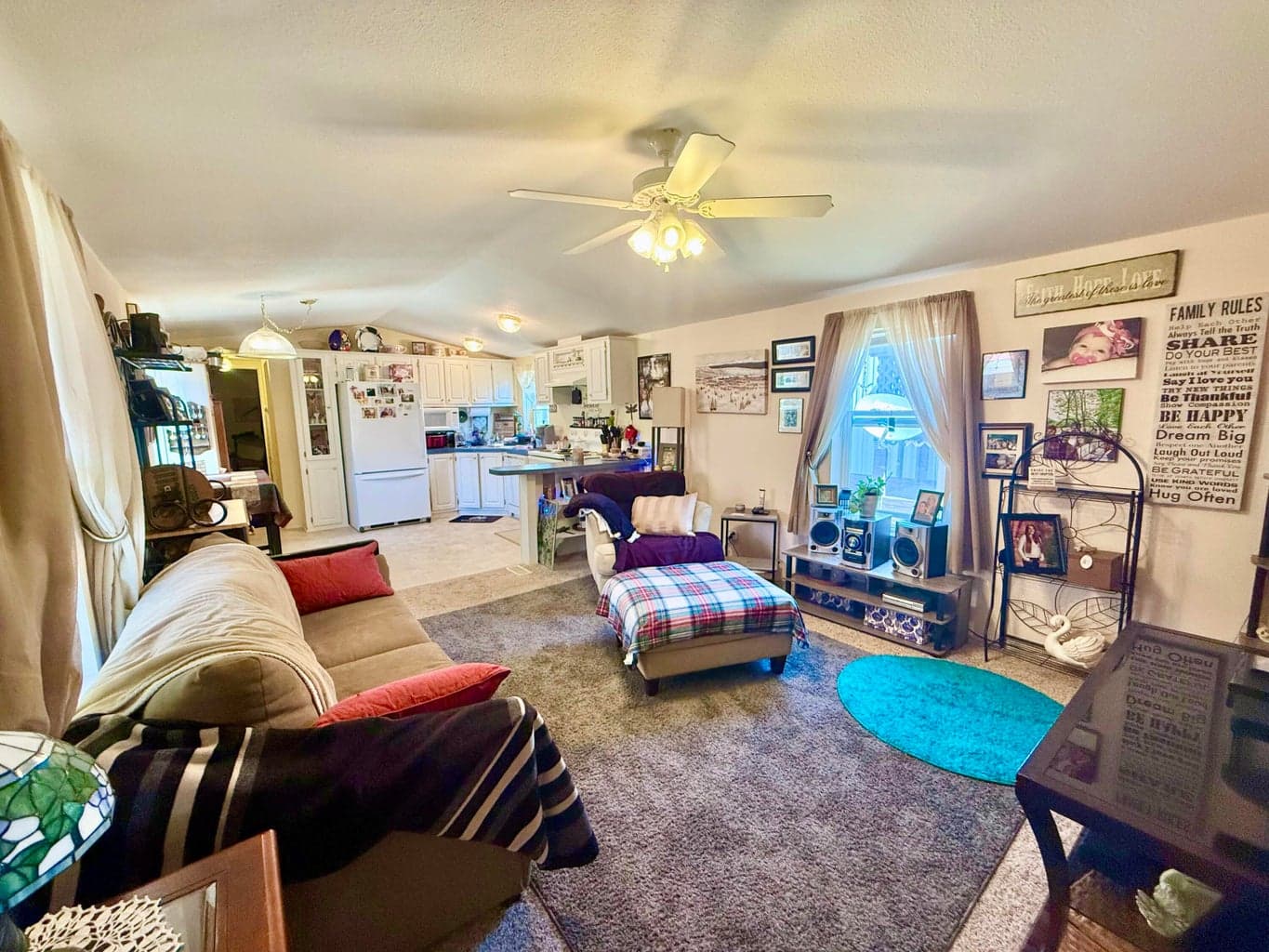 Entry into living room