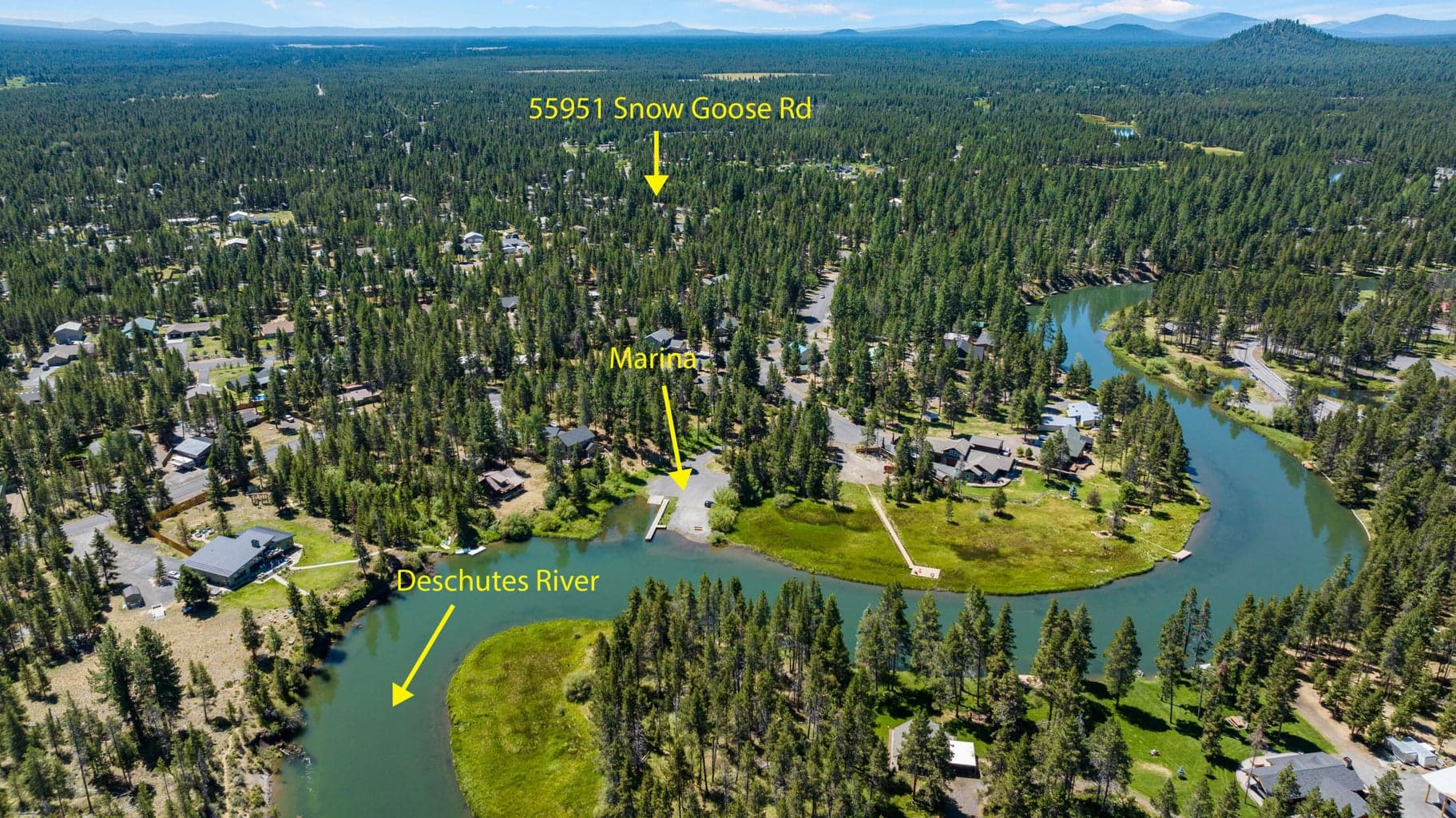 Walking distance to the private/shared HOA marina on the Deschutes River
