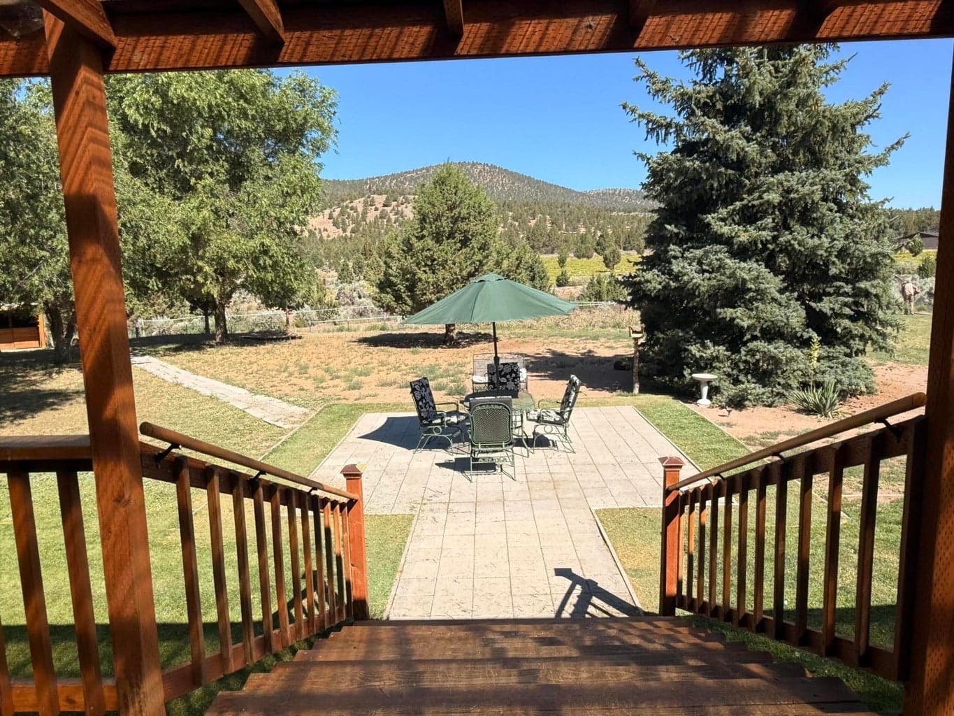 view from front door