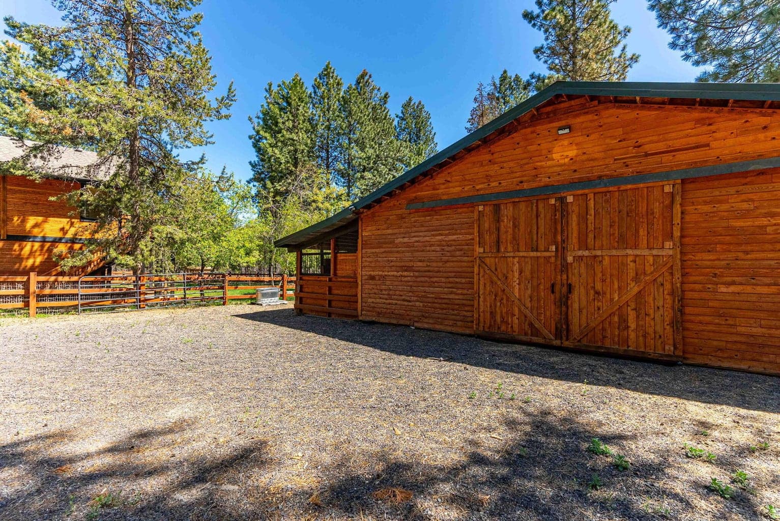 3 bay/ 3 stall barn