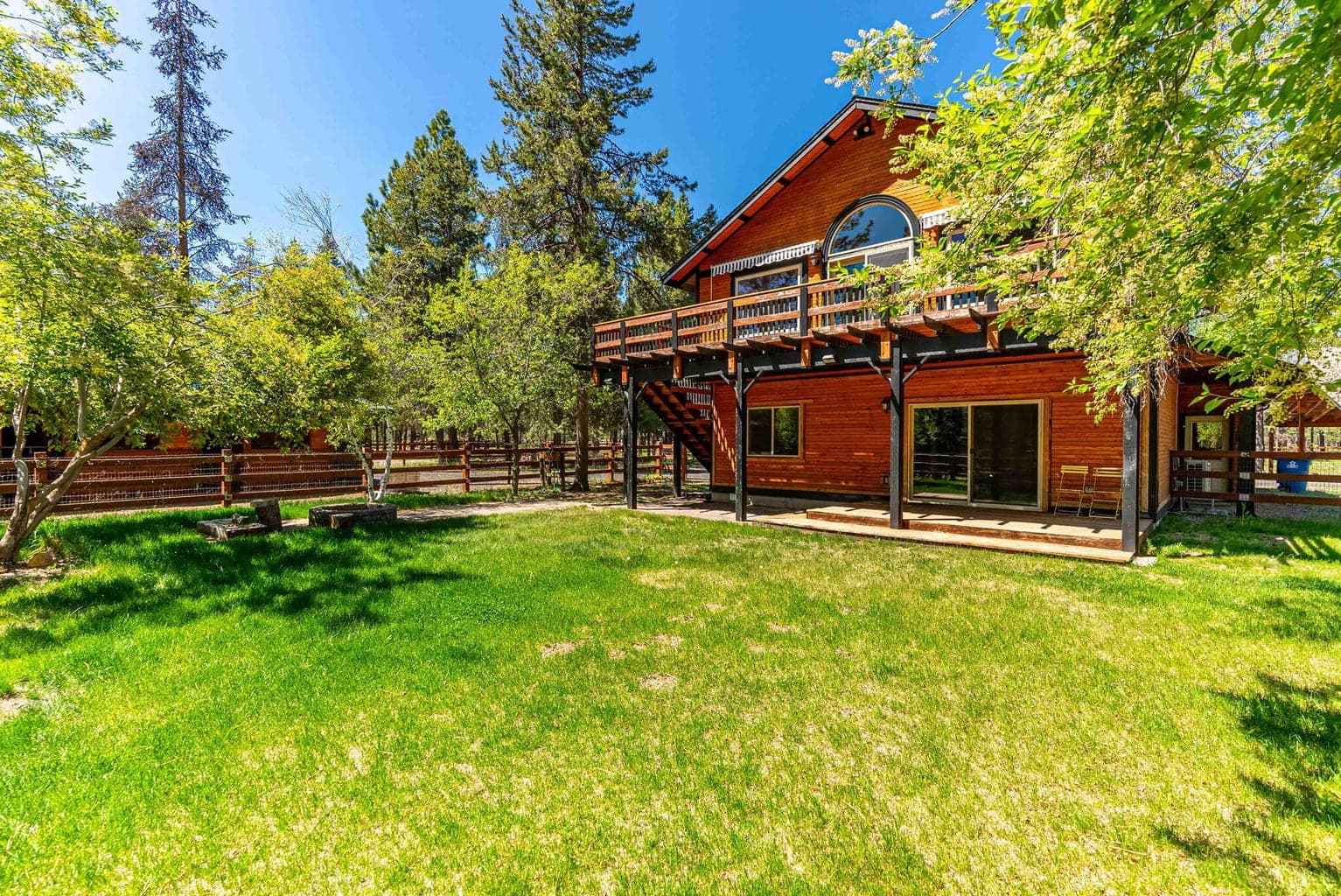 Level backyard