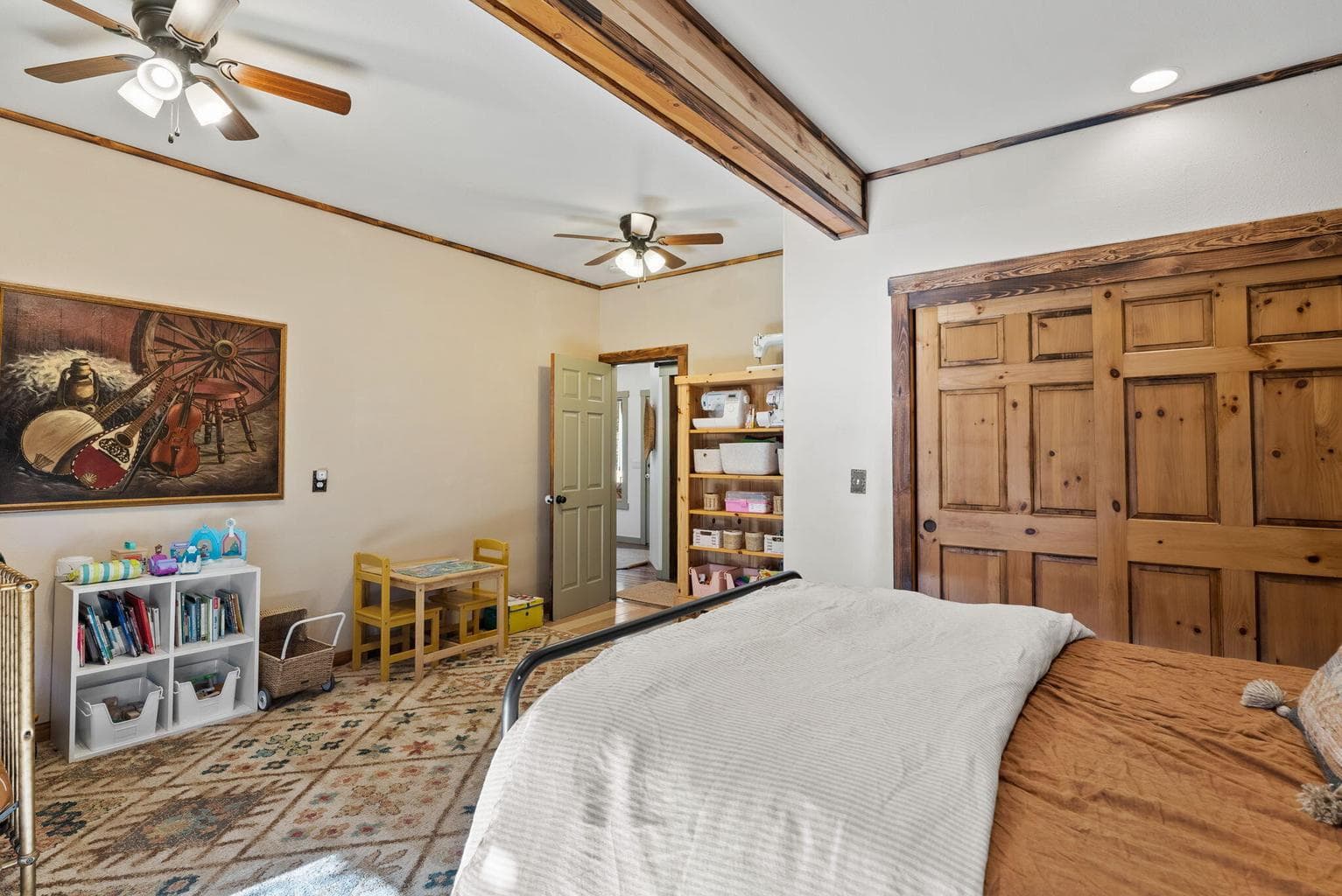 Lower level guest bedroom 1
