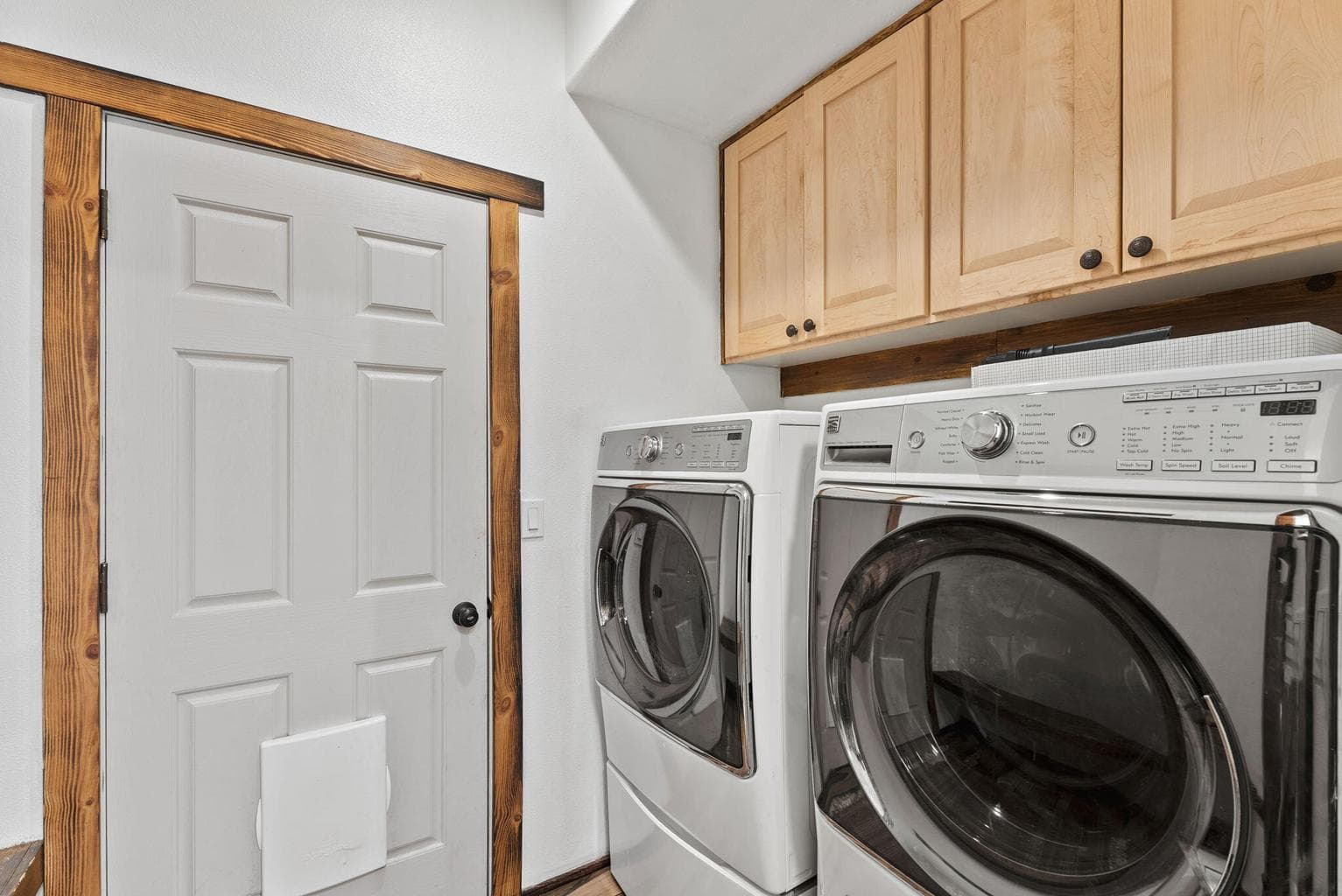 Laundry off attached garage