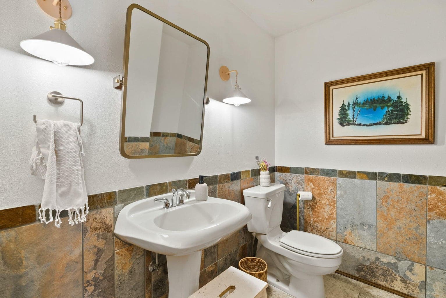 Powder bath- upper level