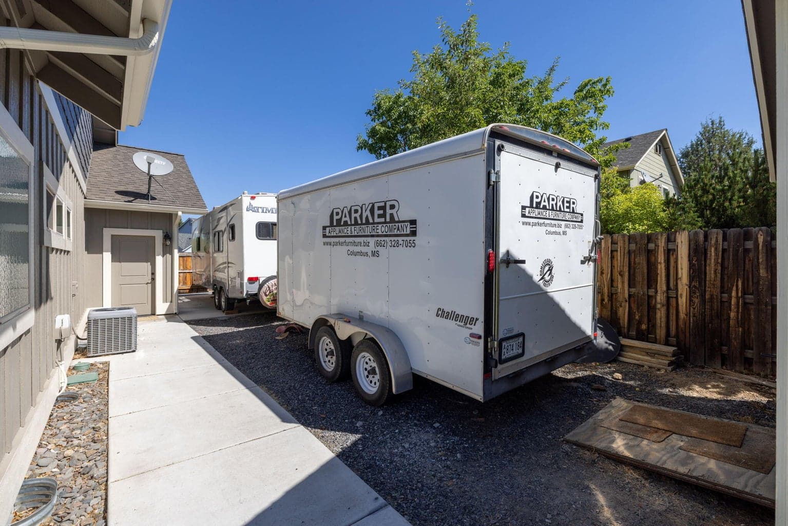 Approximately 49' of RV Parking Behind Gate.