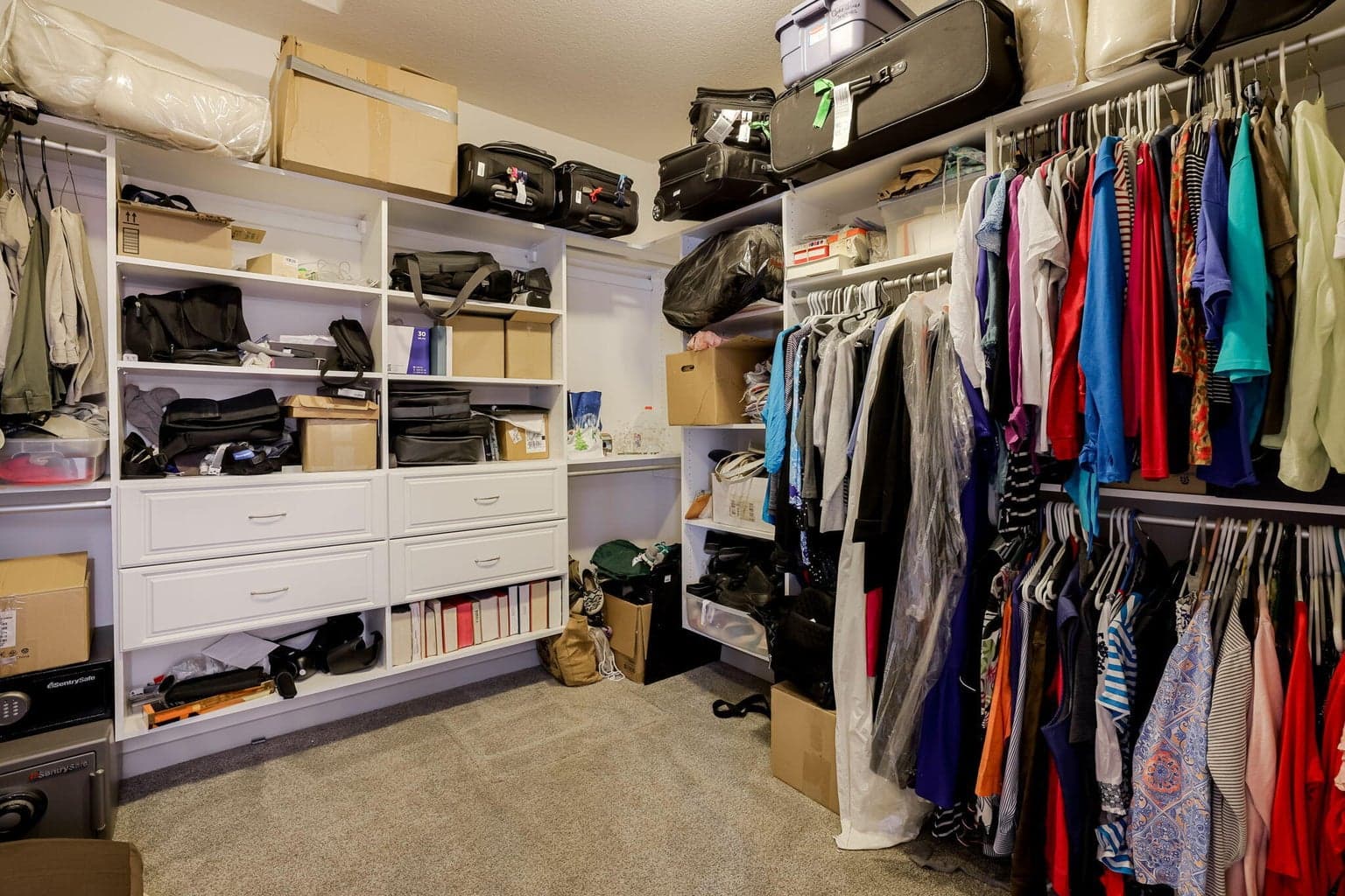 Generously Sized Primary Walk-in Closet