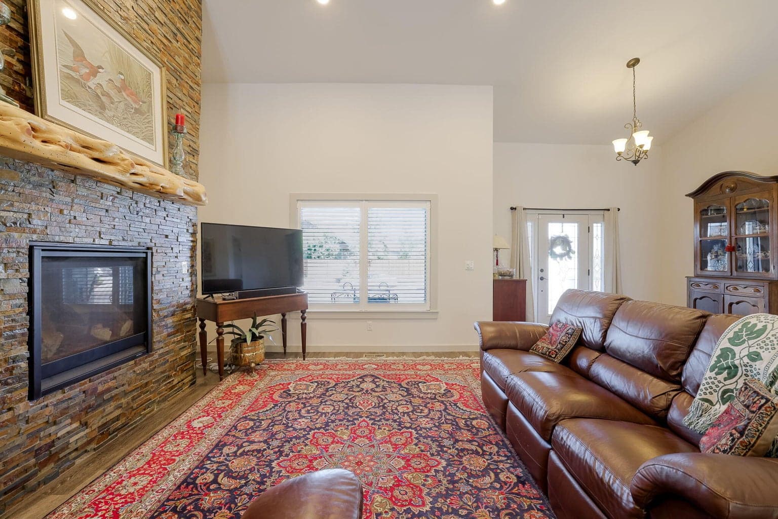 A Wide Entry Space Invites You into The Vaulted Great Room