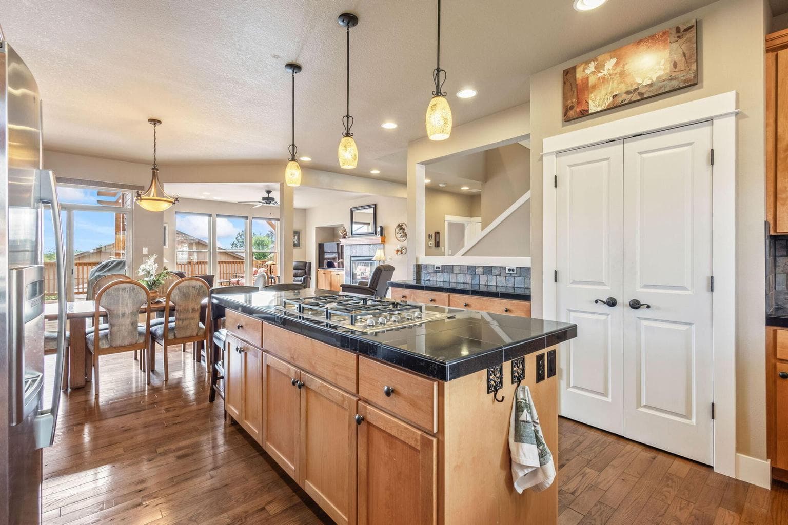 Large pantry.