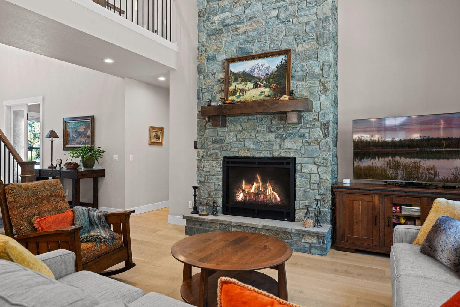 Two-story great room